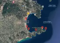 Разходка до Плаж Врасида / Vrasidas beach - карта